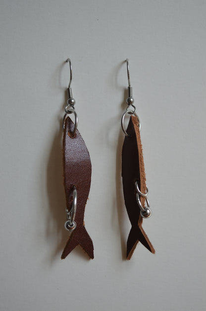 leather earrings no.5