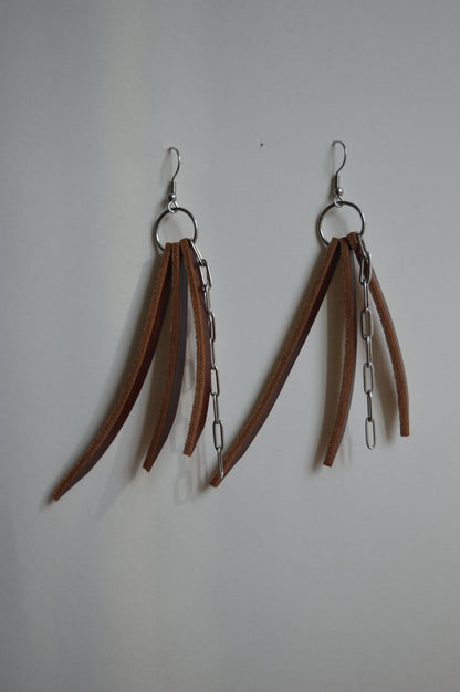 leather earrings no.2