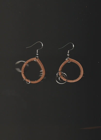 leather earrings no.3