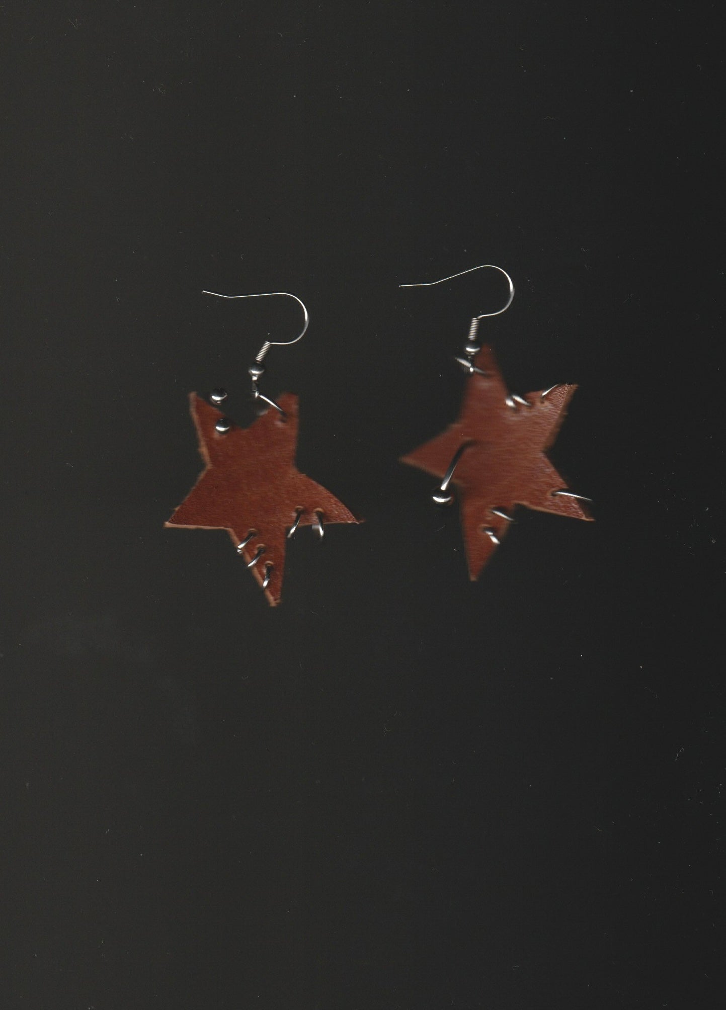leather earrings no.7