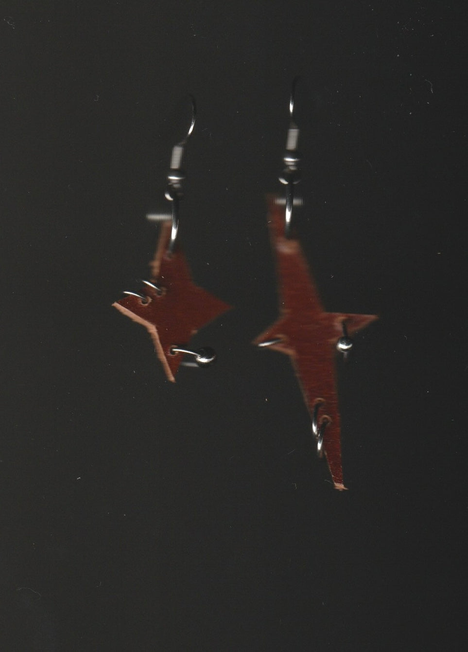 leather earrings no.1
