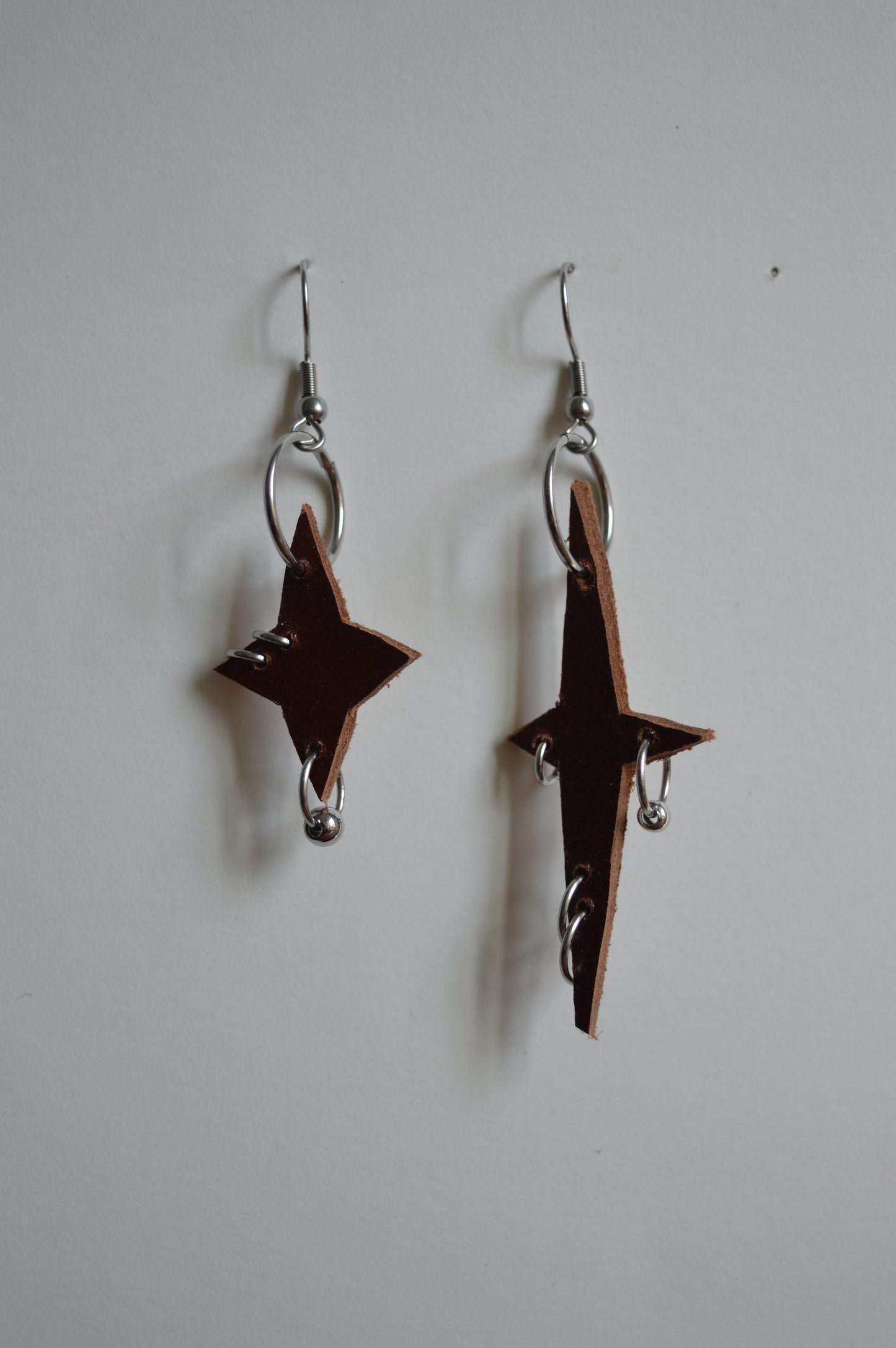 leather earrings no.1