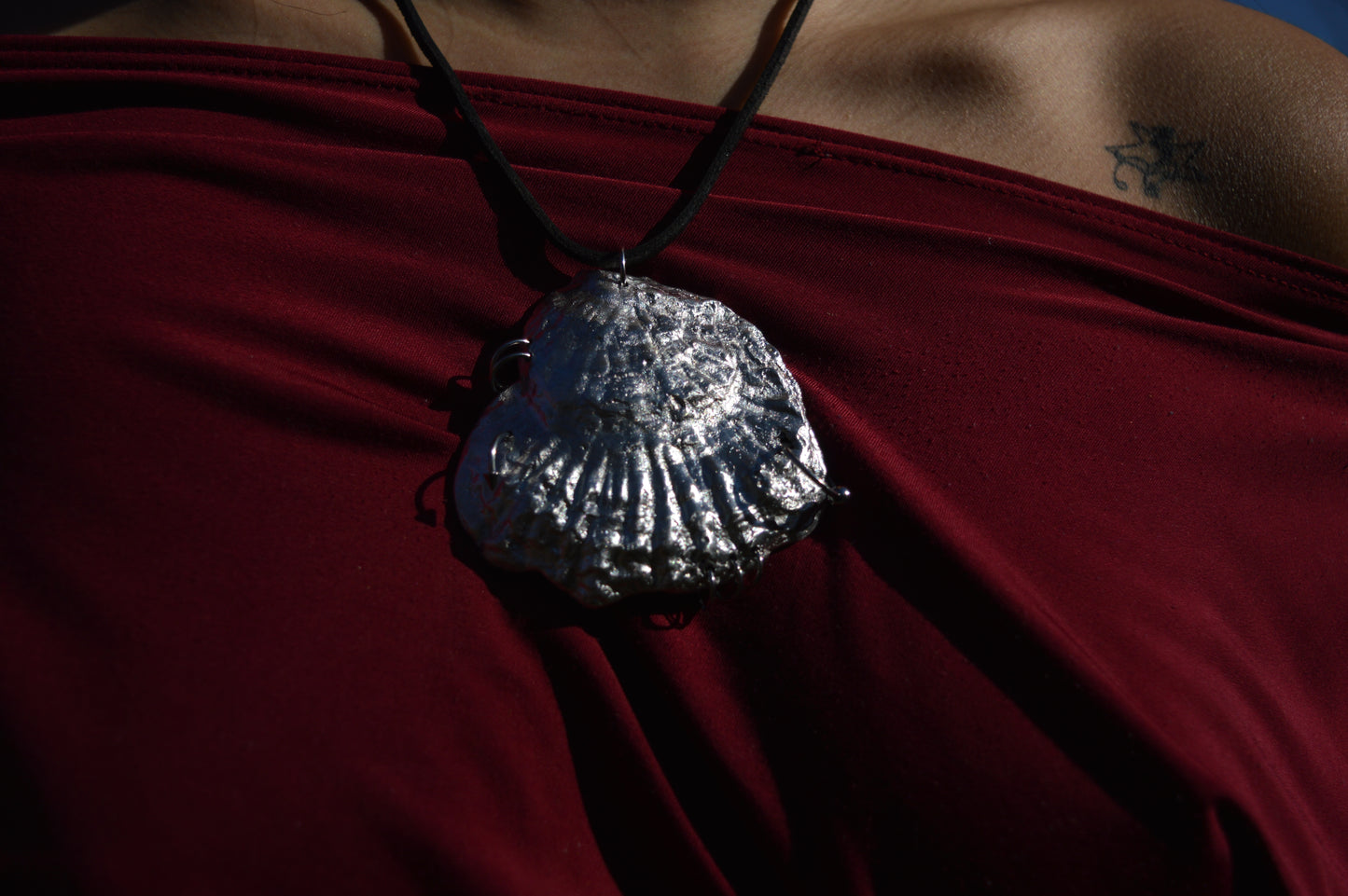 pierced oyster necklace
