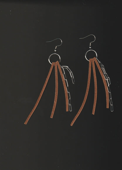 leather earrings no.2