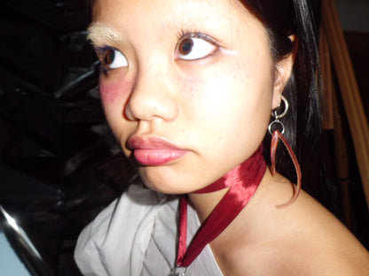 leather earrings no.4
