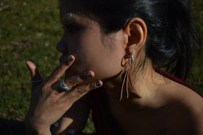 leather earrings no.2