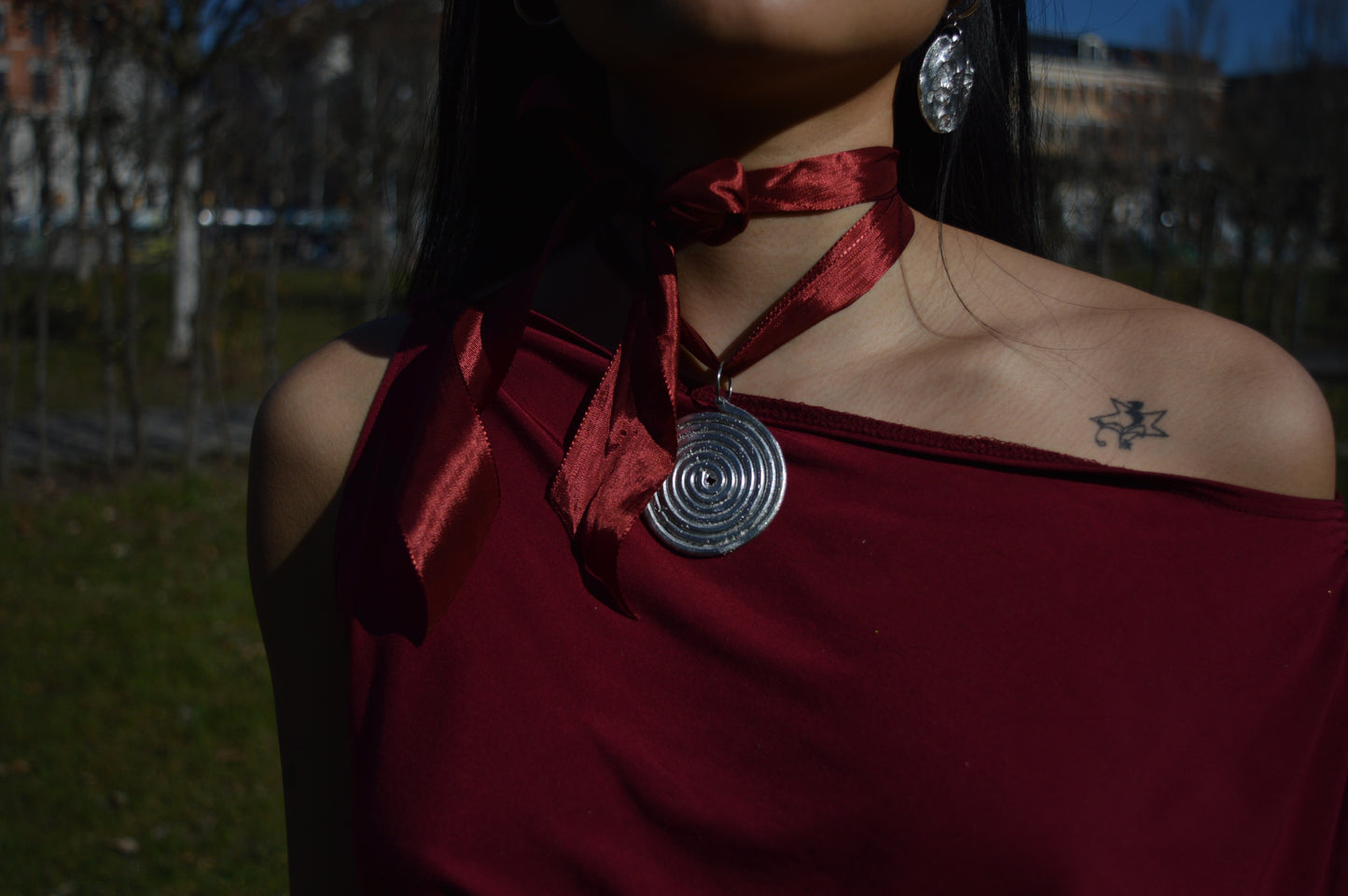 spiral necklace
