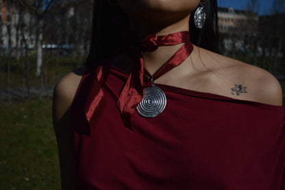 spiral necklace